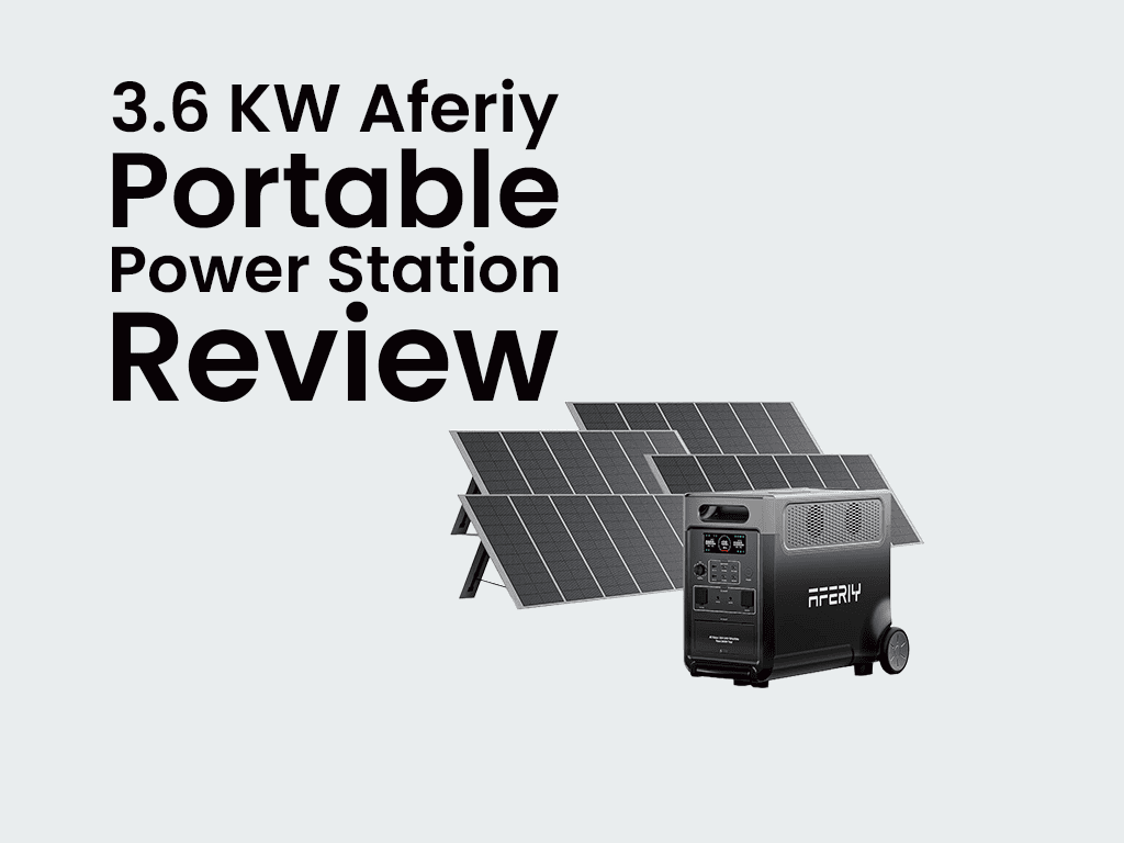 AFERIY 3600W Portable Power Station Review: Serious Off-Grid Power for the Garden?